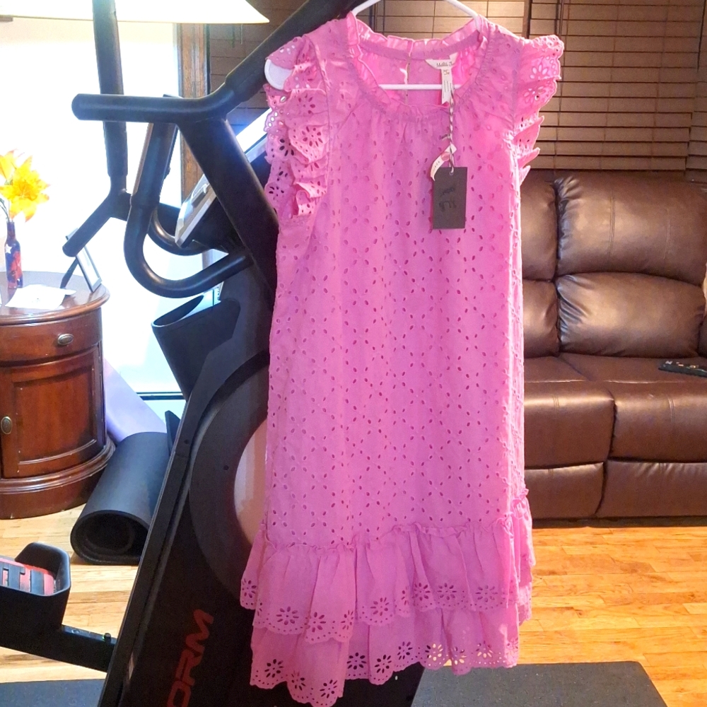 Nwt small pink lace lined Maltida Jane dress